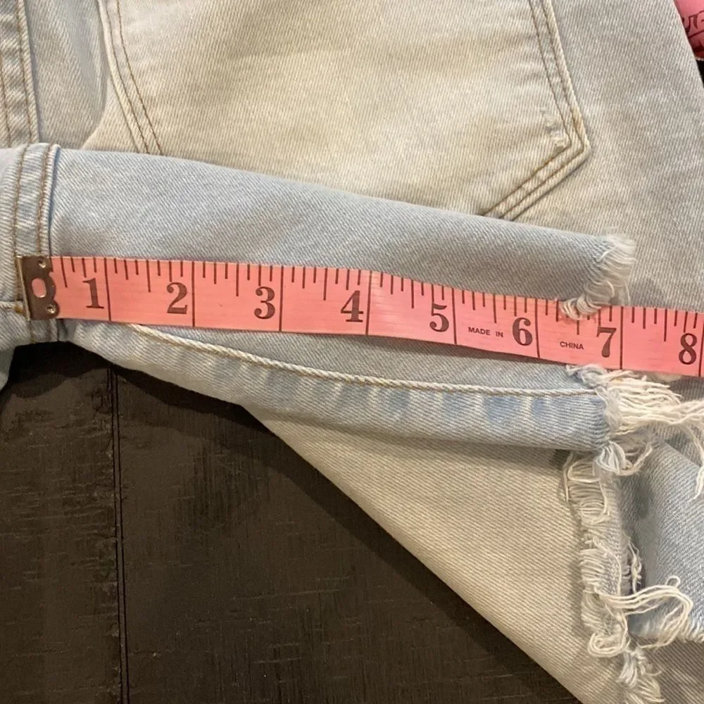 Madewell High Rise Denim Jorts Distressed Denim Jean Shorts‌‌‌‌‌‌‌‌‌‌‌‌‌‌‌‌‌‌